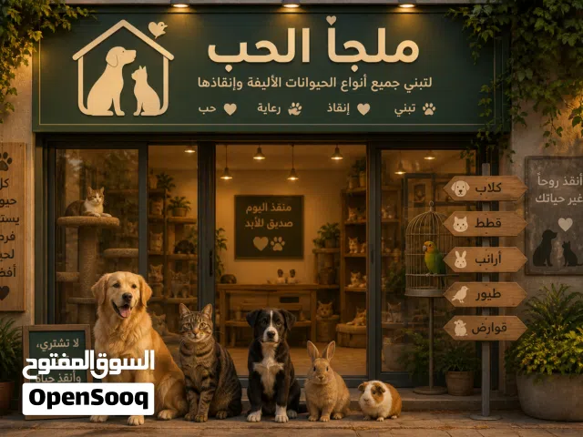 جمعيه لا ترمي حيوانك نقدم خدمة تبني لجميع انواع الحيوانات الاليفه نتبنى حيوانك ونرعاه