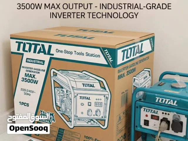 جنريتر/مولد بنزين خفيف 3500 واط نوع TOTAL Gasoline inverter generator 3.5kw