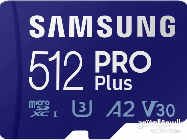 بطاقة ذاكرة سامسونج 512 جيجا برو بلس للكاميرات والموبايلات microsd 512Gb samsung