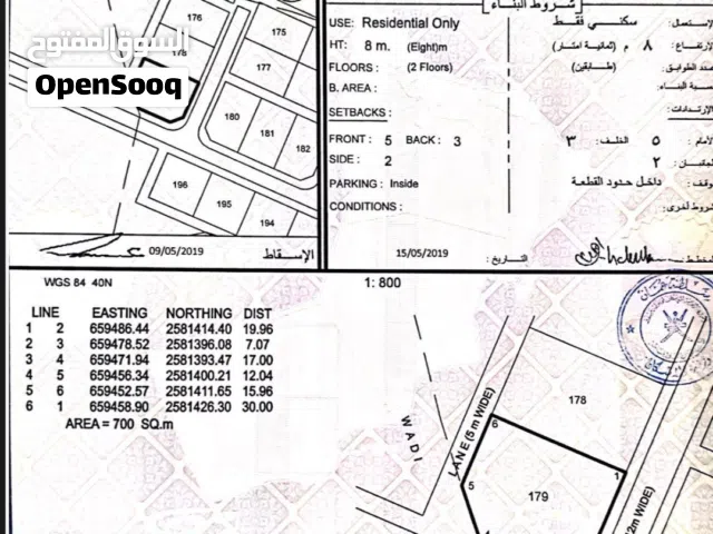 أرض في العامرات المنظرية