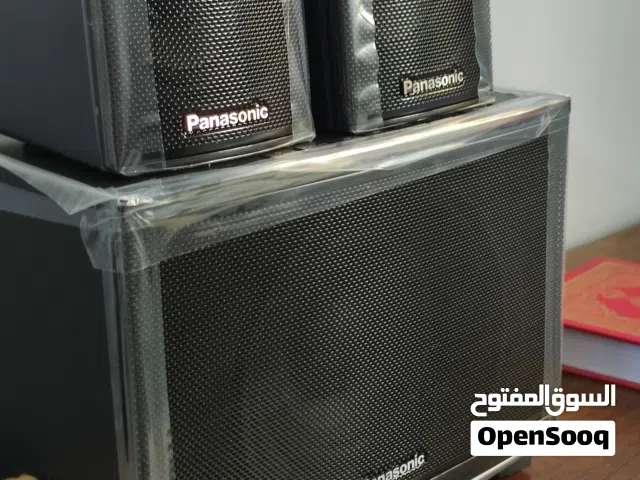 سماعات Panasonic أصلية جديدة كرت مع سبووفر وريموت صوت قوي ونقي مناسب للمسرح المنزلي جديد غير مستعملل