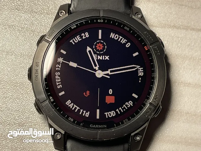 Garmin Fenix 7 Sapphire Solar - GPS multisport watch - perfect condition.  جارمن فينكس سافير سولار