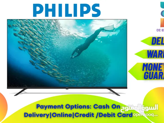 Philips 55 Inch smart 4k Ultra HD Tv - 55PUT7129 - Delivery All Over UAE