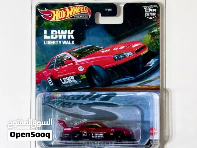 Hotwheels premium LB-ER34 Super Silhouette Nissan Skyline Liberty Walk