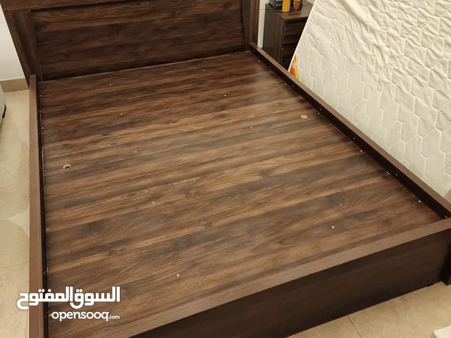 Full bedroom set in great condition (bed + orthopedic matress + night stand + wardrobe)