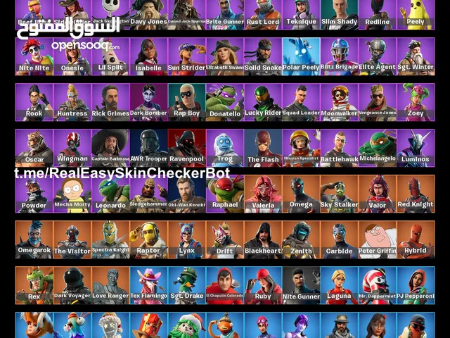 للبيع حساب فورت نايت مع بنر الباص وكلشي موضح بالصور اشياء شبه نادره