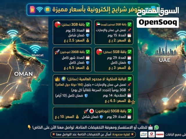 أقوى عروض لشرايح الانترنت (eSIM)