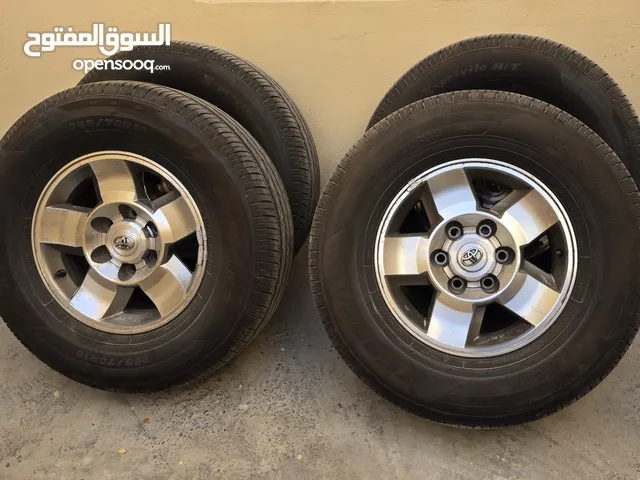 جنوط تويوتا أصلية + تواير 2024 بحالة ممتازة