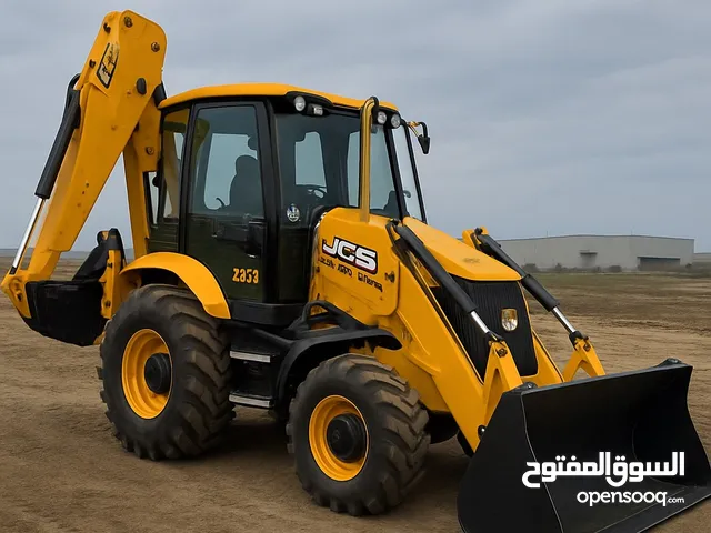 الجرافة جاهزة للشغل – JCB 2015 مع سايق شغيل