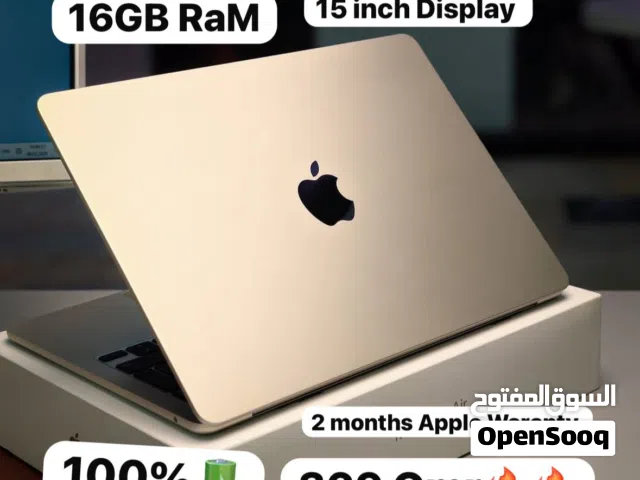 Apple MacBook Air M4 chip 2025 512Gb 16Gb Ram 15inch Display 100% battery under Apple warranty
