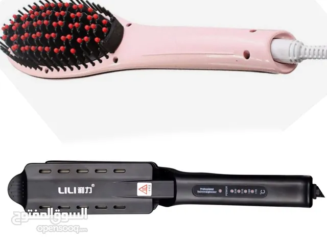 ‎فرشاة فرد الشعر و ‎مكواة فرد الشعر Hair Brush Straightener and Hair Straightener