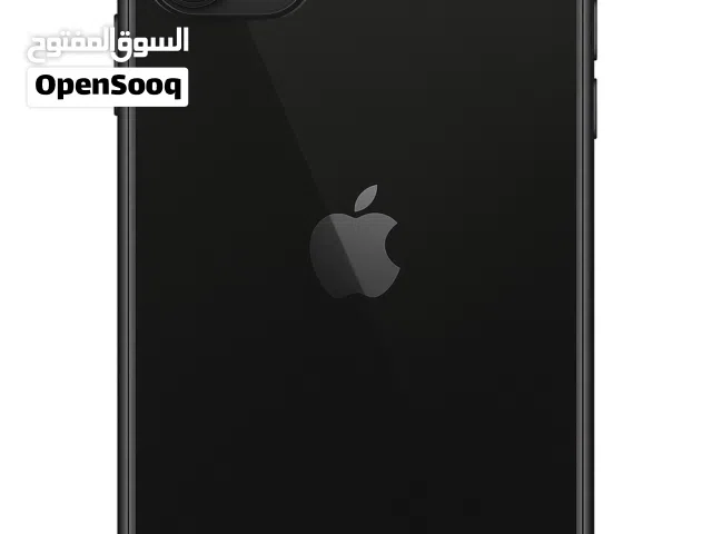 iPhone 11 أسود 128 GB، بطارية 69٪، بحالة جيدة