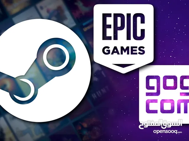 مفاتيح العاب متنوعه على منصات مثل ستيم (steam) وأبيك قيمز (epic games) وجي او جي (GOG) جميع المناطق.