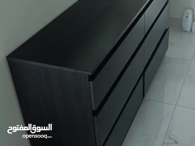 Cabinet, draws and desk