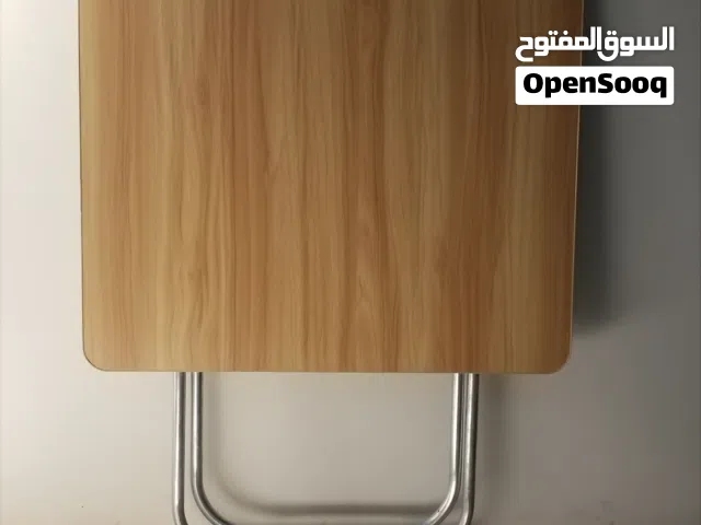 Portable Wood-Grain Folding Table (70x70cm) – Space-Saving