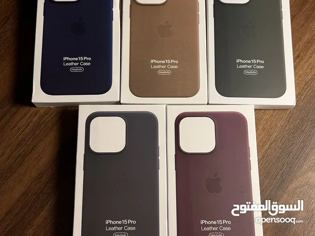 كفرات ايفون 15 جلد طبق الاصل بشعار ابل Apple مع الماق سيف