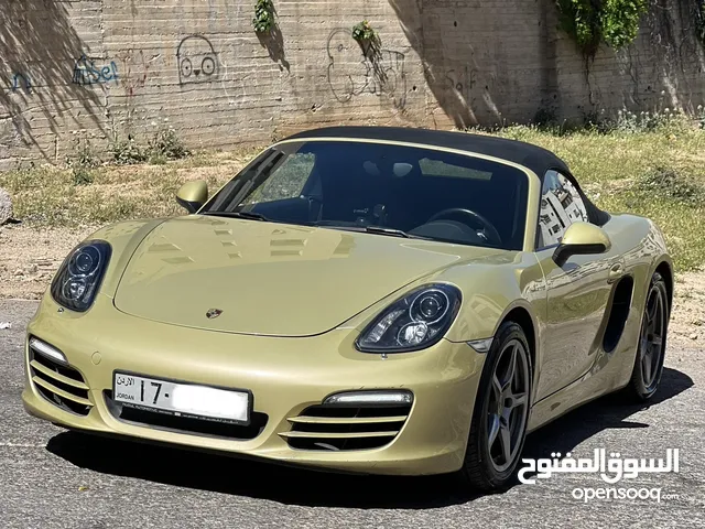 بورش بوكستر ذهبي لون مميز porsche boxter gold