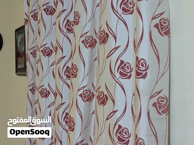 2 Red Curtains