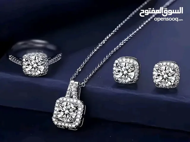 Sparkling Cube Zirconia Jewelry Set!