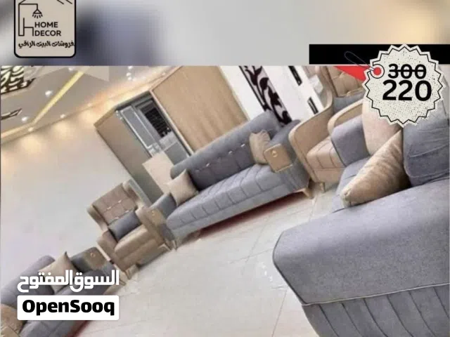 أطقم كنب وكورنار ببلي جميع الالوان والمقاسات وتشطيب عالي وقماش waterproof وكفالة خطية