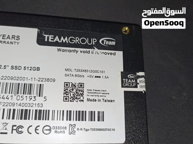 CX2 2.5 SSD السعة: 512GB الماركة: TEAMGROUP (Team)