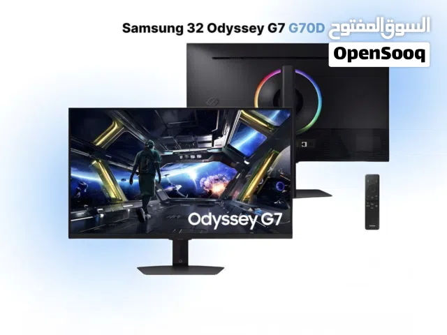 سامسونج g7 اوديسي  4k 144hz حجم 32 البنل ips شاشه اخت جديده استعمال كم شهر