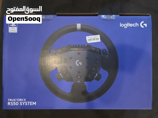 Logitech RS50 wheel base   استعمال يوم واحد فقط. شبه جديد   مع كامل الاغراض
