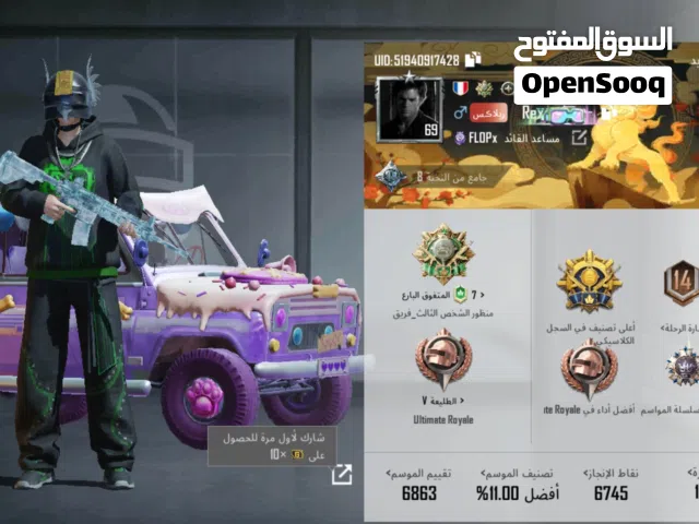 Pubg Accounts and Characters for Sale in Al Hudaydah