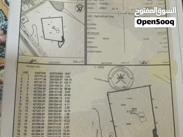 للبيع مزرعه قايمه محافظه الظاهره عبري الافلاج
