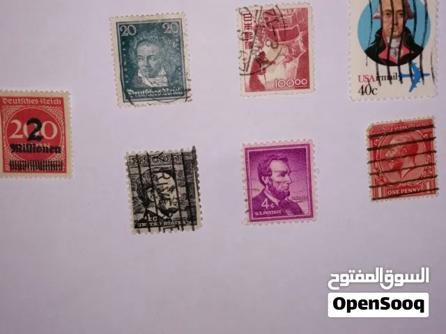 طوابع نادرة وثمينه للبيع للجادين.