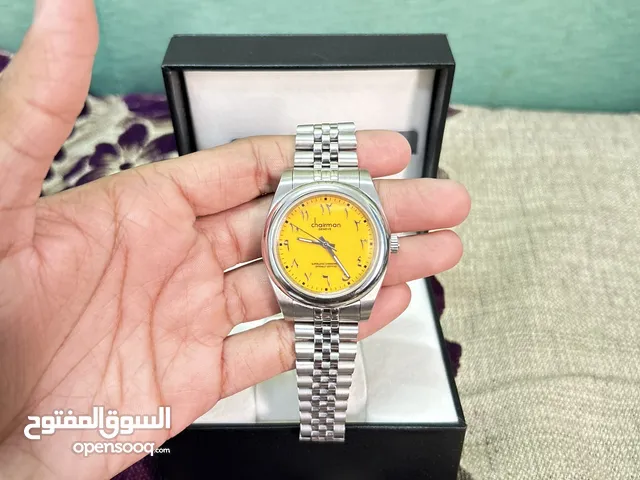 Chairman geneve yellow dial superlative chronometer jubilee bracelet