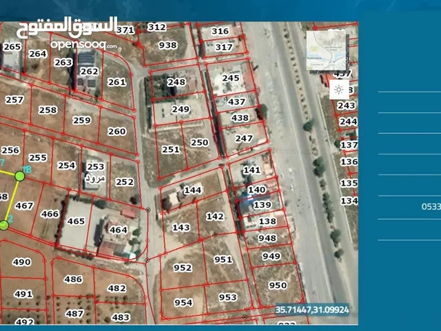 قطعة ارض بالقرب من البوابة الشمالية لجامعة مؤته