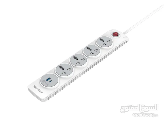 Huntkey SZN507C 4 Port USB Type-C Unversial Power Strip وصلة كهرباء 4 مداخل مع تايب سي و يو اس بي