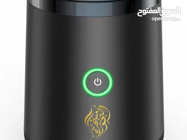 USB Mini Type-C Power Rechargeable Incense Burner for Car and Home Black 9.8 x 6.7 x 7.4cm