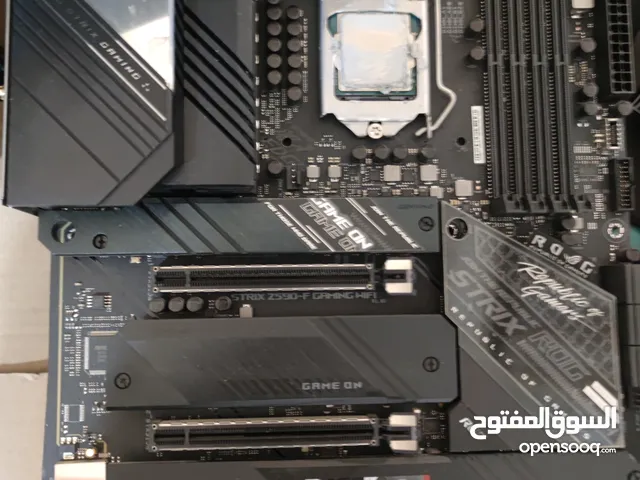 مذربورد و معالج core i7 11700 + Z590 asus strix