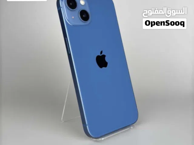 ايفون 13 العادي معشوق الجمهير بلون الازرق الملكي 128 قيقه مغير بتريه الدرجه ربي يبارك عيب لا خبش لا