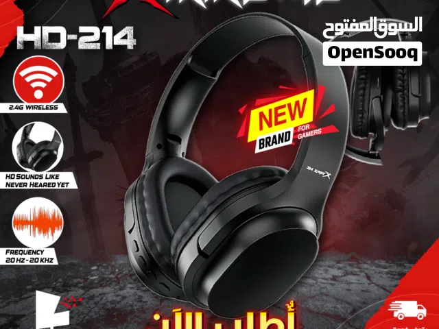 سماعات رأس وأذن جيمنغ اصلية  XTRIKE ME HD-214 BK  Wireless Bluetooth headset