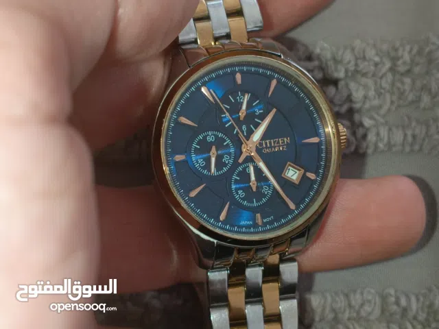 ساعة Citizen  أصلية للبيع حركة يابانية زجاج Sapphire حالة ممتازة ونظيفة السعر قابل للتفاوض