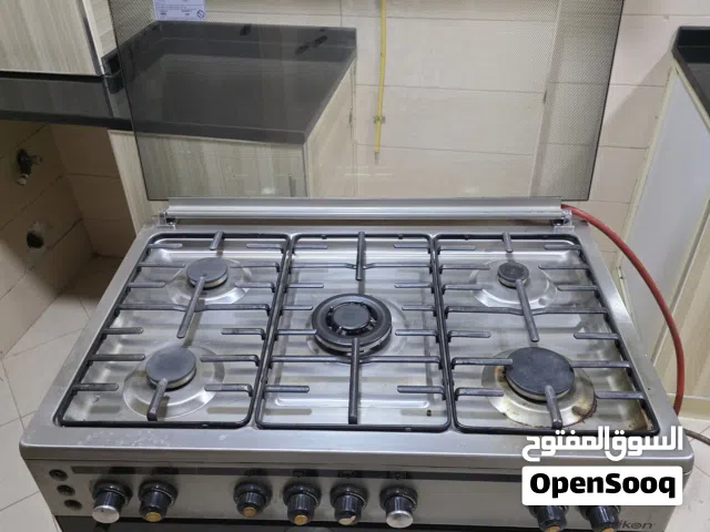 Oven غاز و فرن كبير 5 عيون