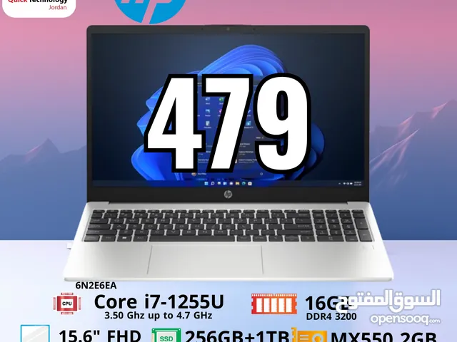 Laptop Hp Hp 15-dw4011nia   Ci7-12  لابتوب اتش بي كور اي 7 الجيل الثاني عشر