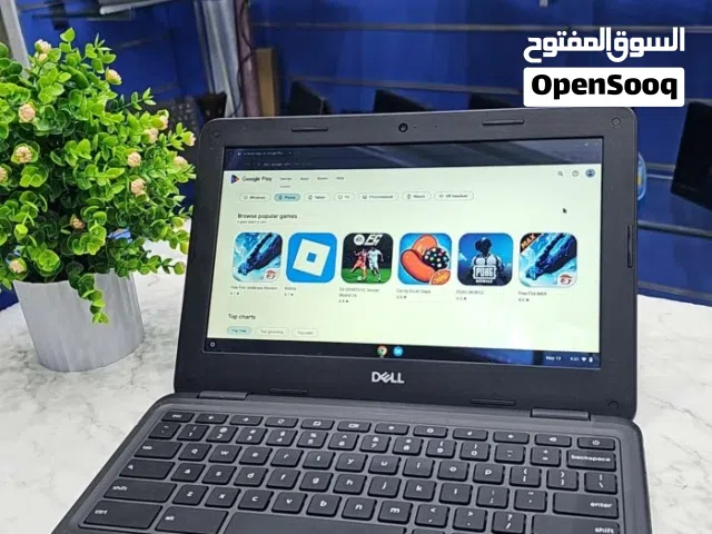 DELL CHROMEBOOK INTEL CELERON PROCESSOR 4GB RAM 32 GB STORAGE 11.6 INCH TOUCH SCREEN DISPLAY