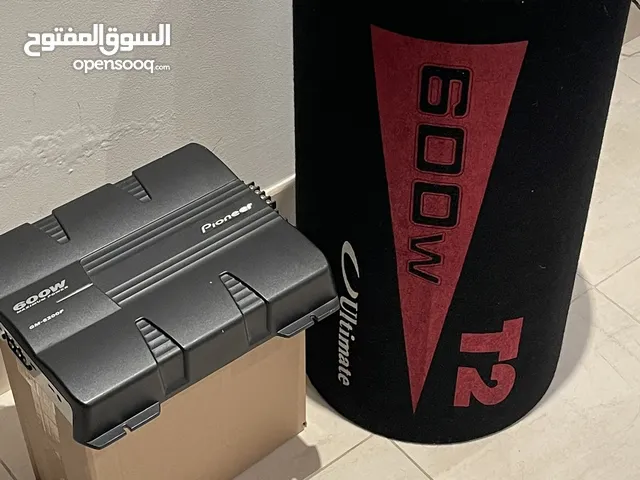 بازوكا ultimate 600w شبه جديده امبليفاير بيونير 600 واط  50 ريال