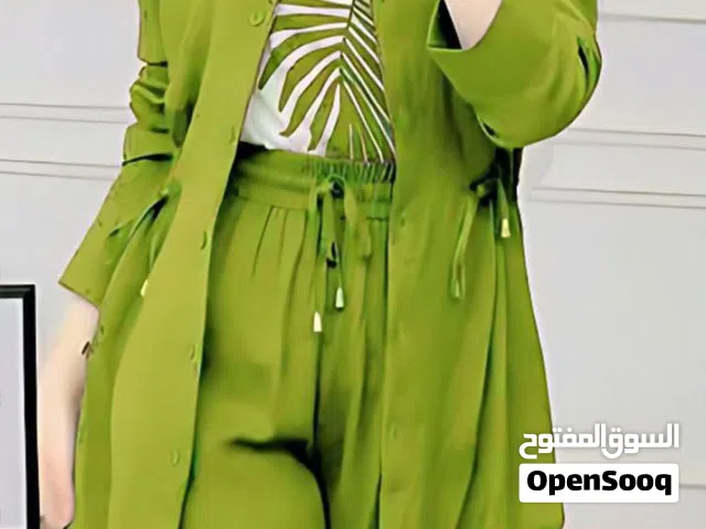 الموديل سوت 3 قطع الخامه سي واي السايز من 65 ل85ك مرتاح كود 999 D