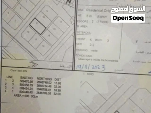 أرض سكنية مميزة للبيع في مخطط  مرتفعات الخابورة جميع الخدمات موجوده قريب شارع القار خط الثاني
