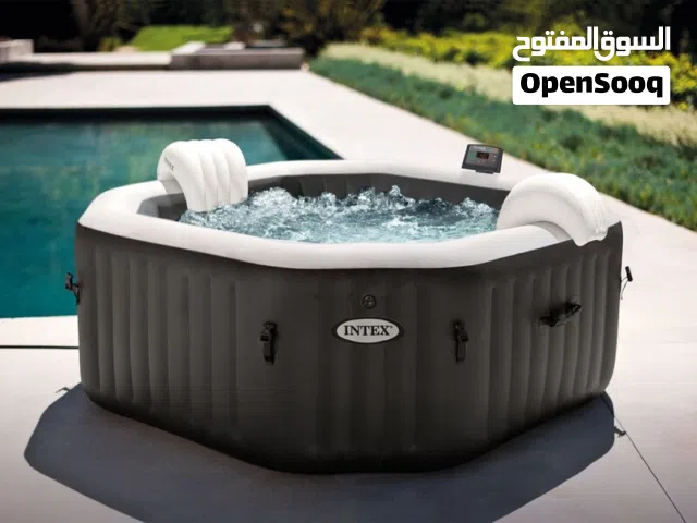 جاكوزي انتكس مع مساج الفقاعات مع لوحة تحكم لاسلكية تتسع 6 اشخاص طول 2.15 متر