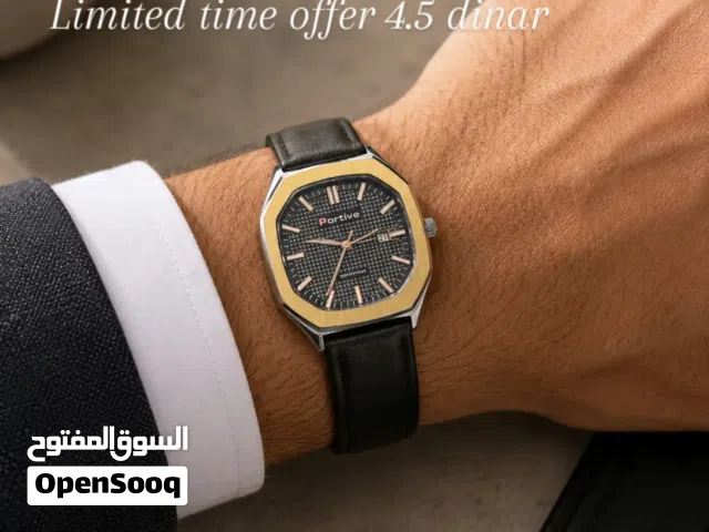 best sell premium quality metalic body with leather straps best price ever found