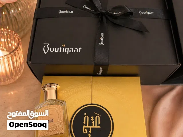 بوكس عطور فاخر وأنيق من عتيج للعطور يحتوي زجاجتي عطر سعة 30 مل مع آخرى * مجاناً *