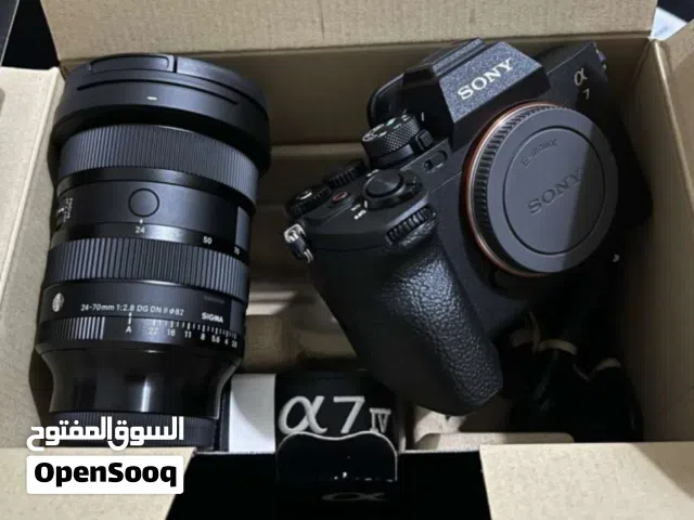 كاميرا سوني a7iv مع عدسة 24_70 sigma 2