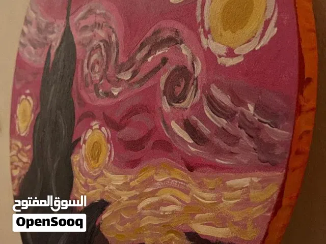 لوحة فان جوخ بناتي للتزين مقاس اكثر من 40×40