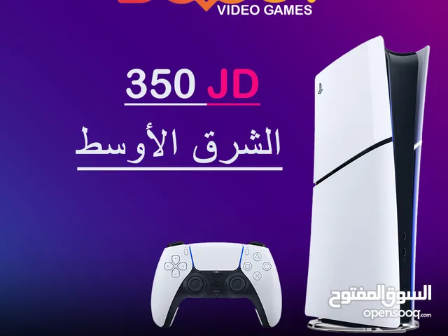 Ps5 slim edition بلايستيشن 5 كفالة سنة شرق أوسط
